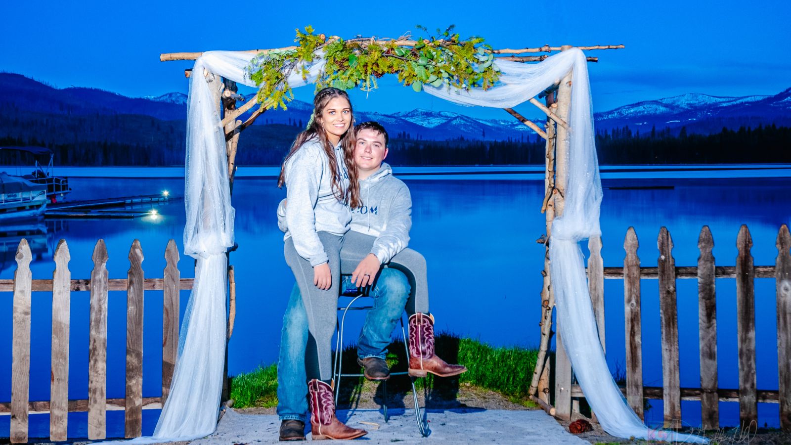 Replace with joyful reception or first dance image