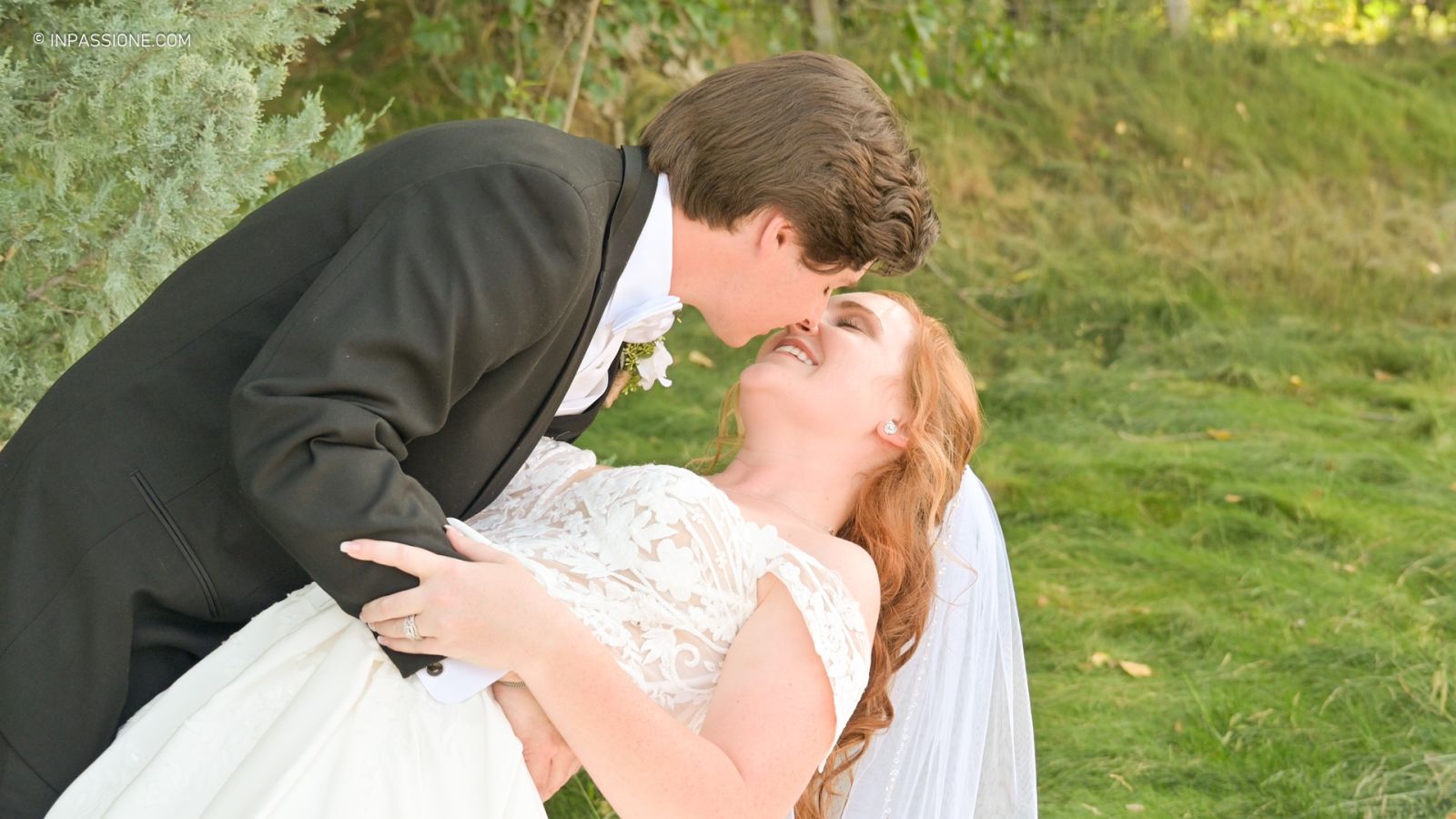 Replace with a still frame extracted from wedding footage